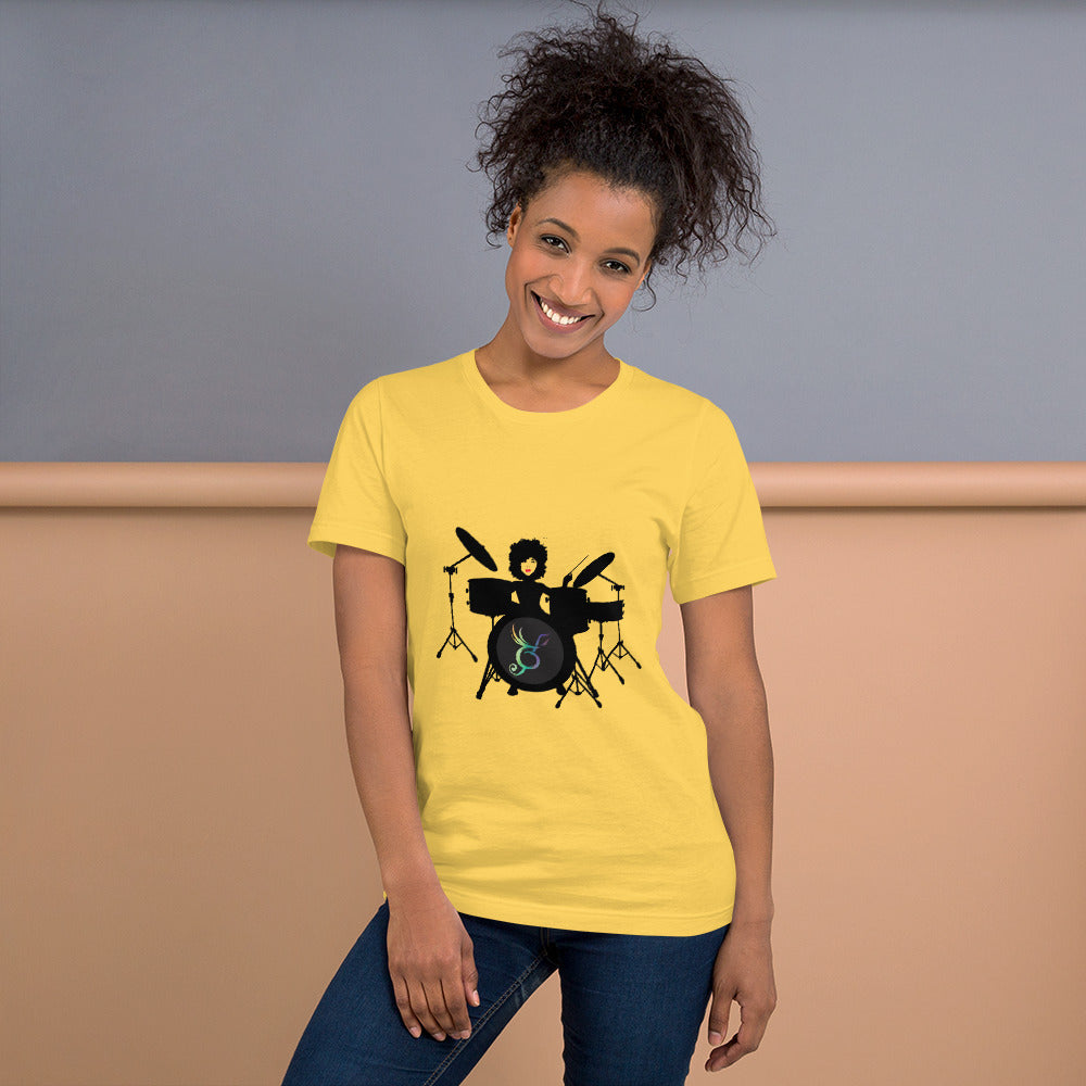 Zilla Drum Queen Short-Sleeve Unisex T-Shirt