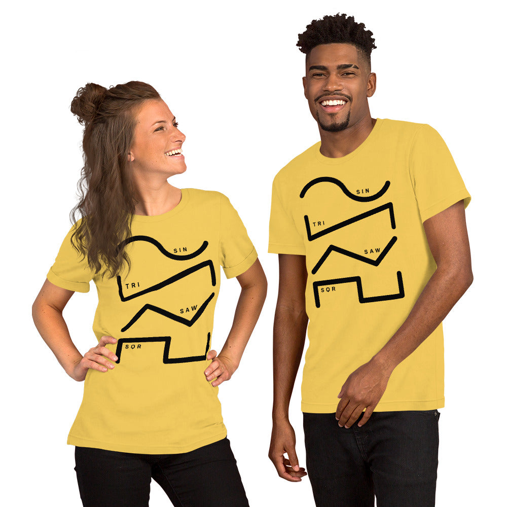 Synth Wave Short-Sleeve Unisex T-Shirt