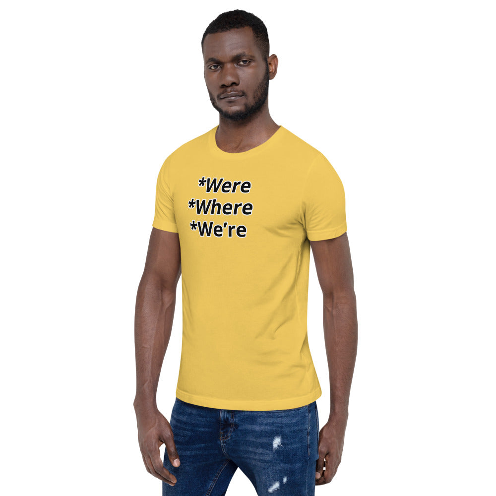 Grammar Police W Unisex T-Shirt
