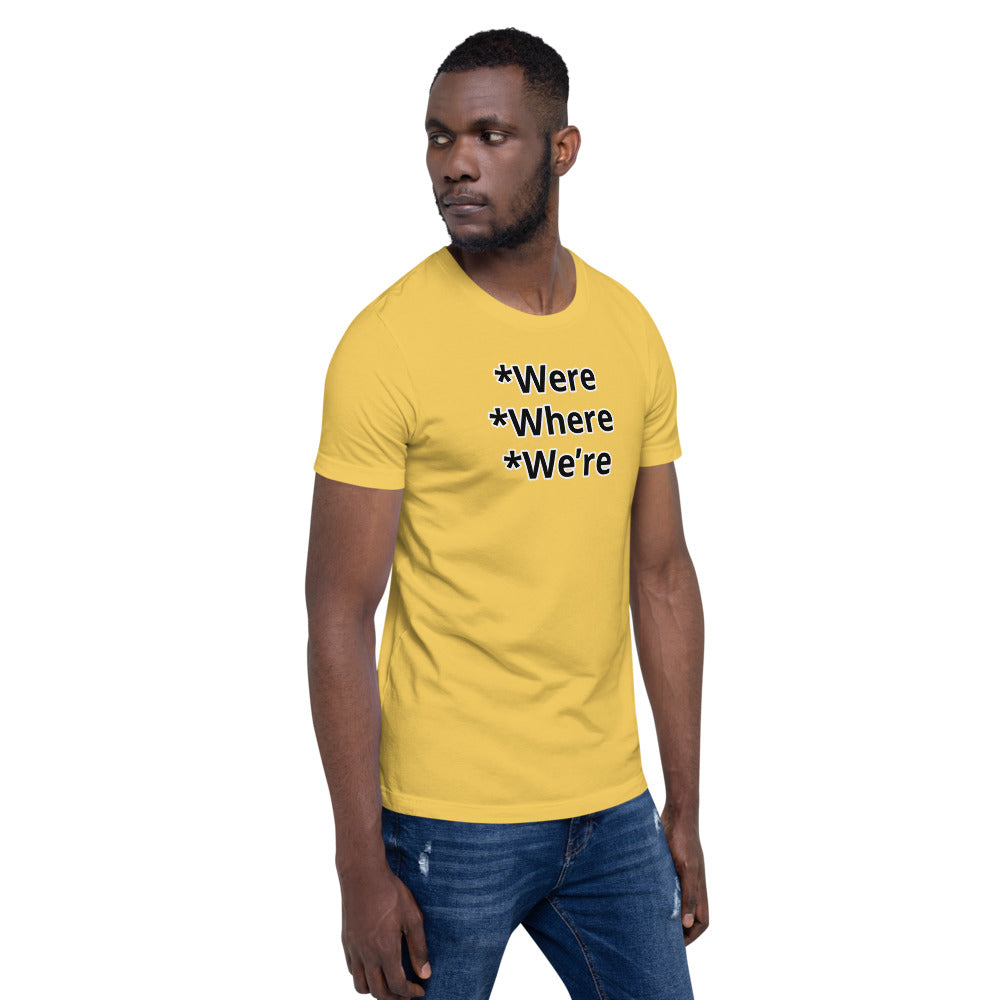 Grammar Police W Unisex T-Shirt