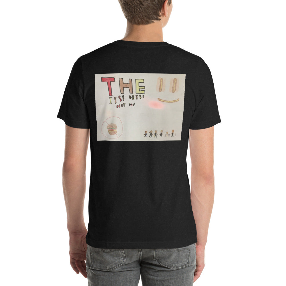HF Itsey Bitsey Hotdogs Unisex t-shirt