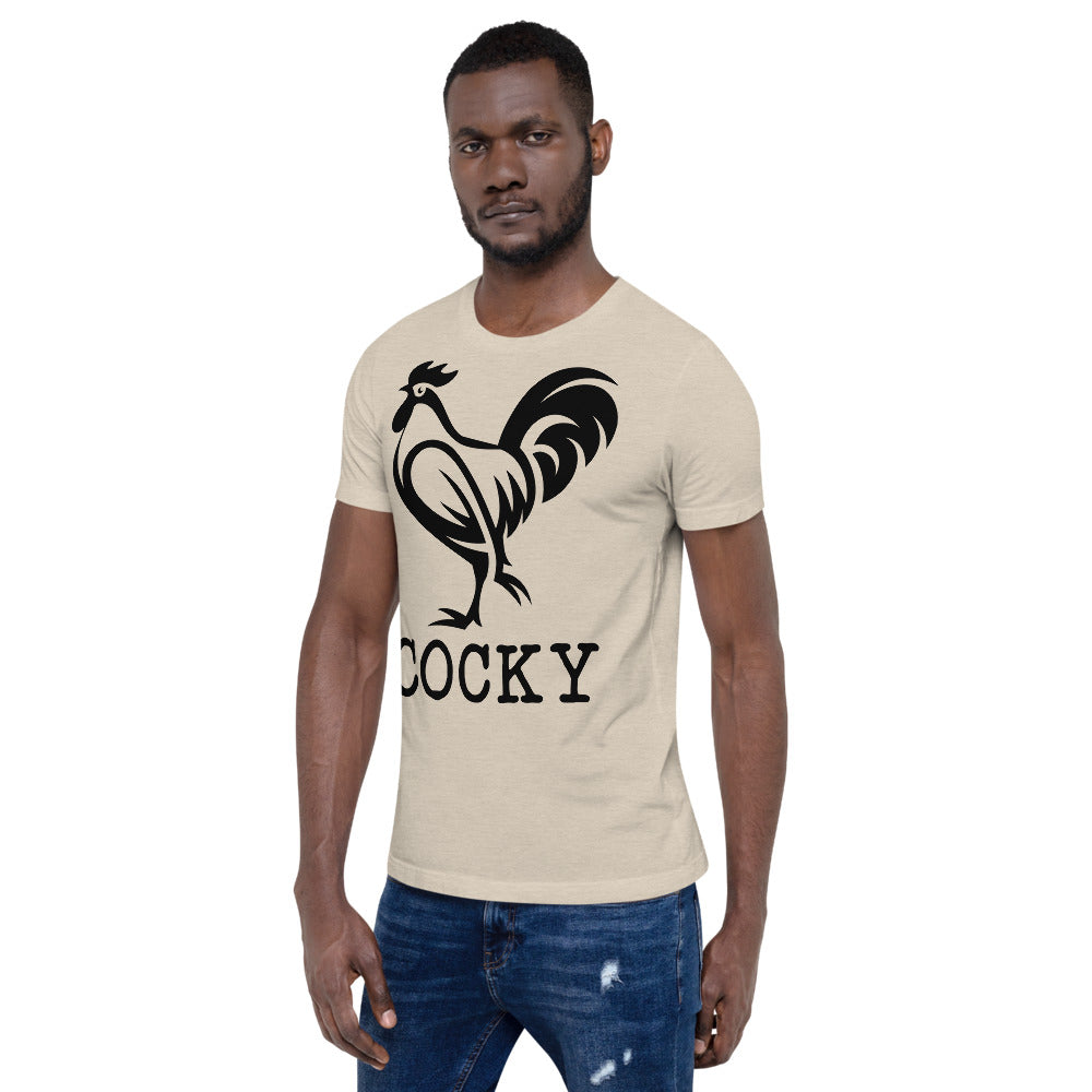 “Cocky” Short-Sleeve Unisex T-Shirt