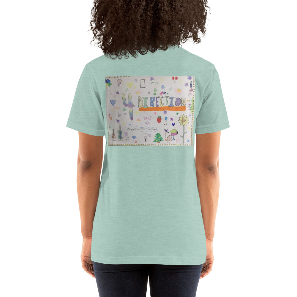 HF 4 Direction Unisex t-shirt