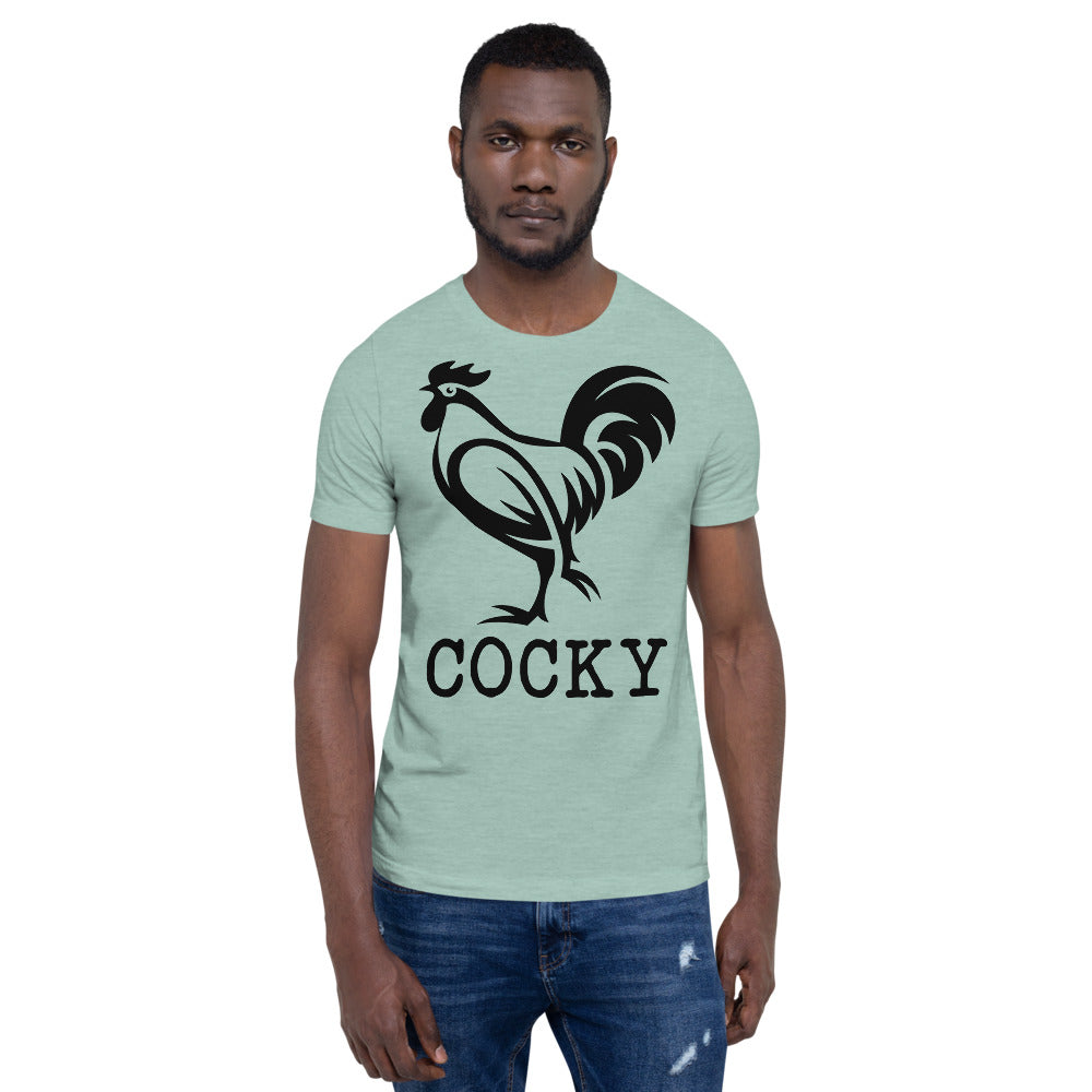 “Cocky” Short-Sleeve Unisex T-Shirt