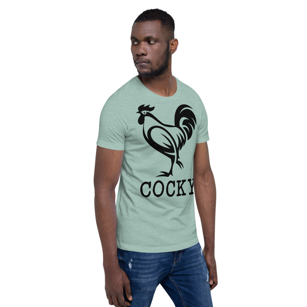 “Cocky” Short-Sleeve Unisex T-Shirt