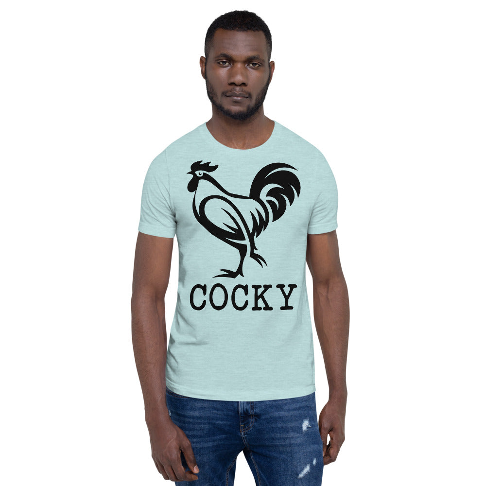 “Cocky” Short-Sleeve Unisex T-Shirt