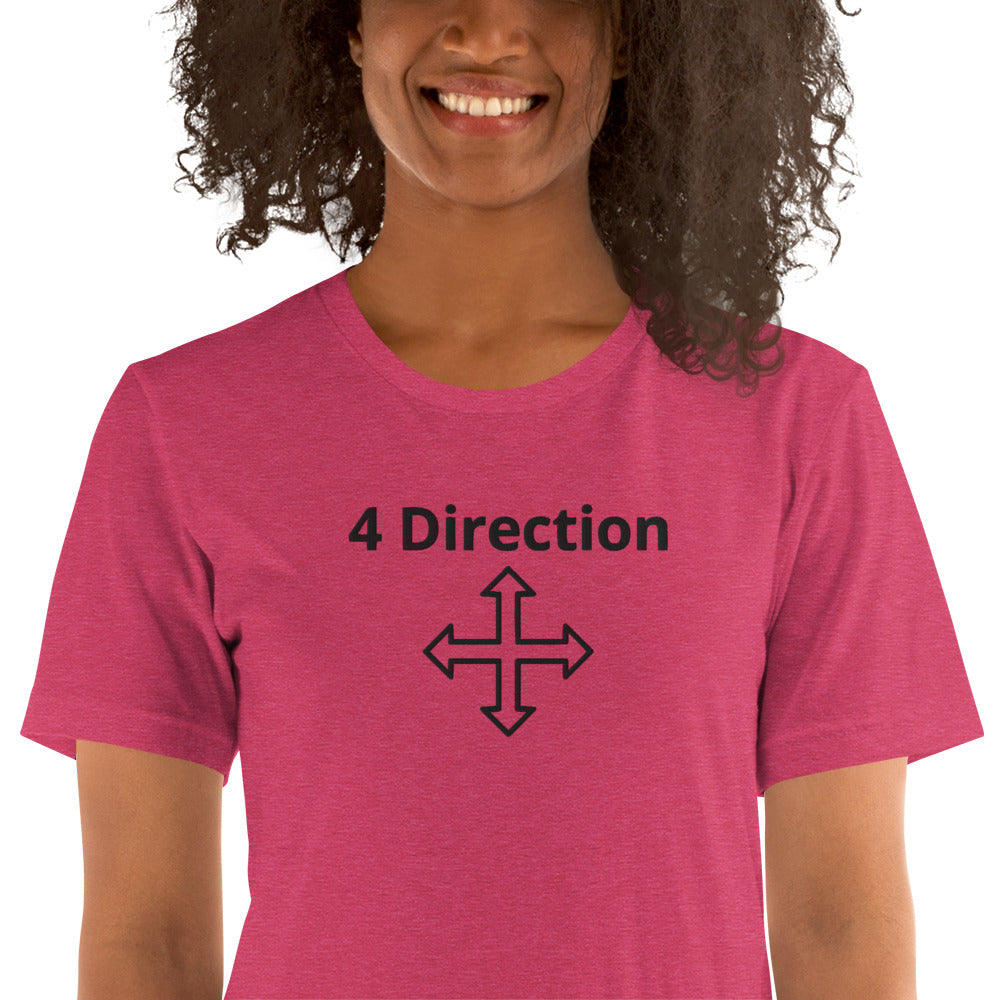 HF 4 Direction Unisex t-shirt