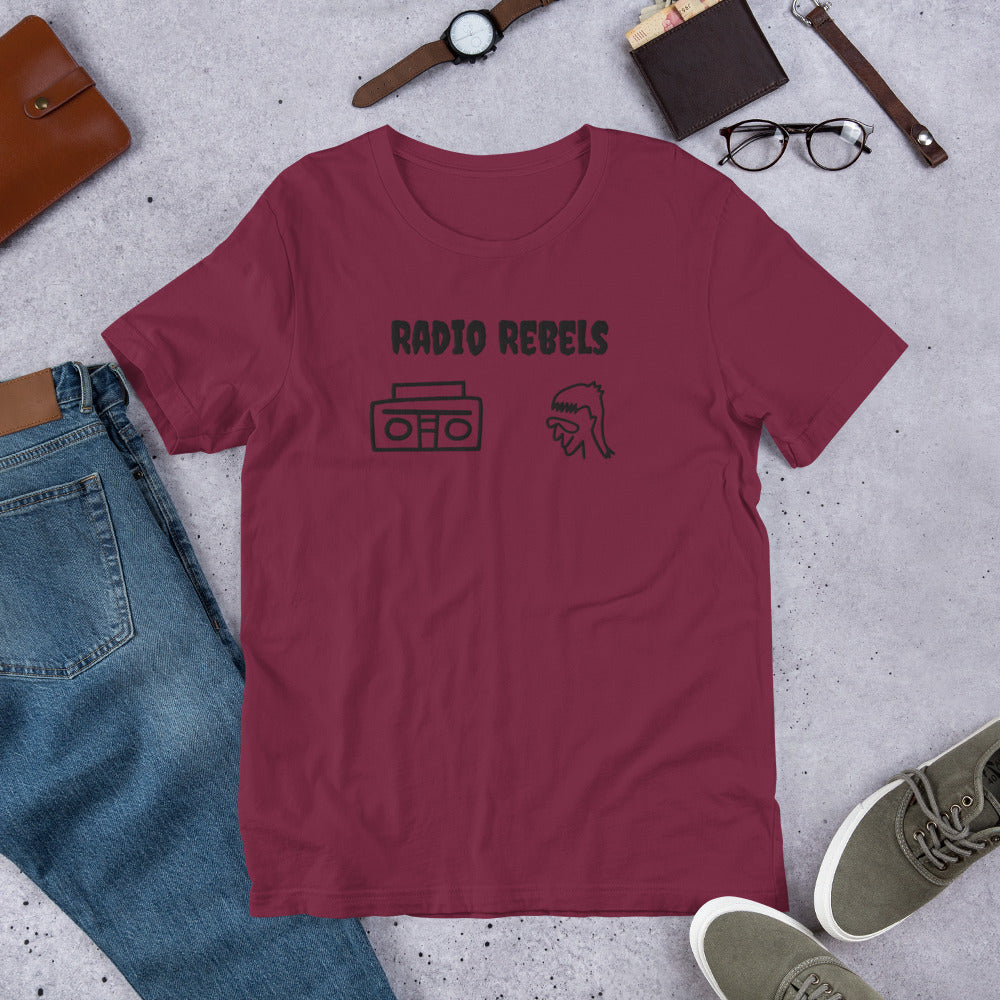 HF Radio Rebels Unisex t-shirt
