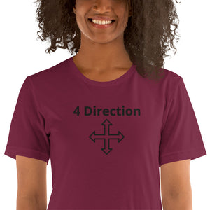 HF 4 Direction Unisex t-shirt