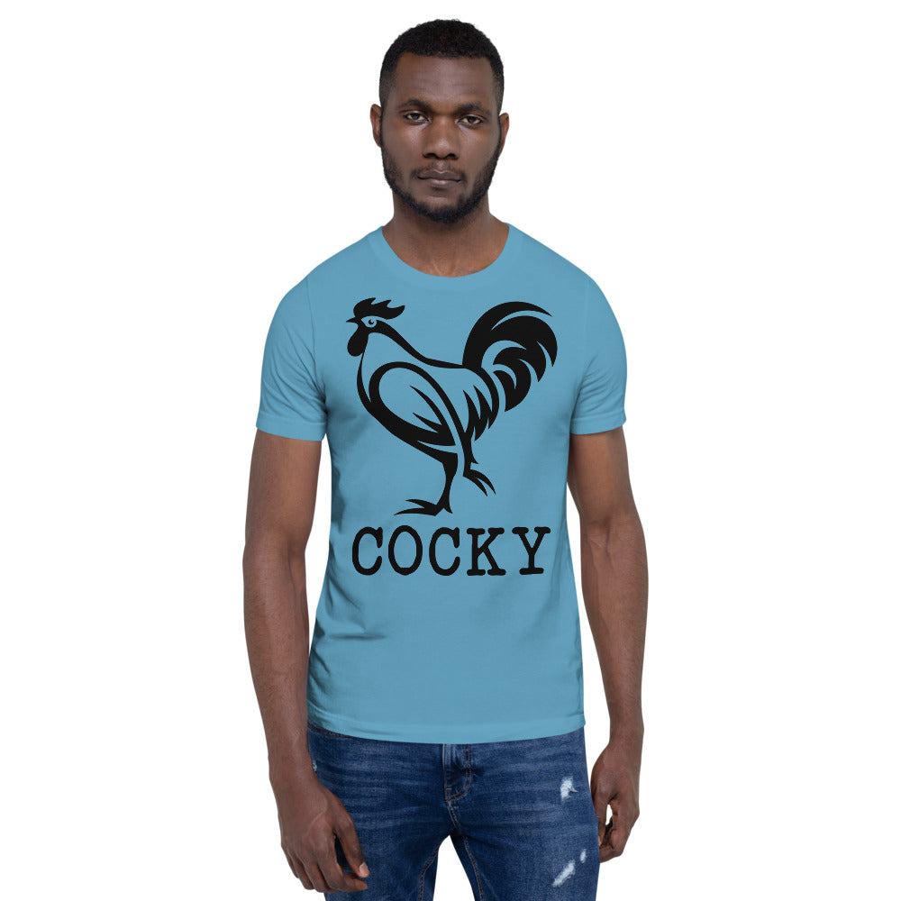“Cocky” Short-Sleeve Unisex T-Shirt
