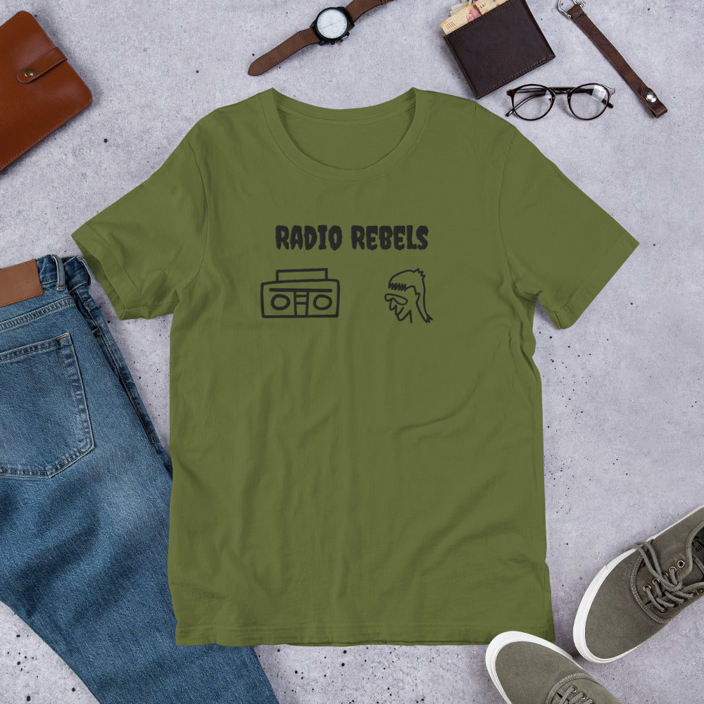 HF Radio Rebels Unisex t-shirt