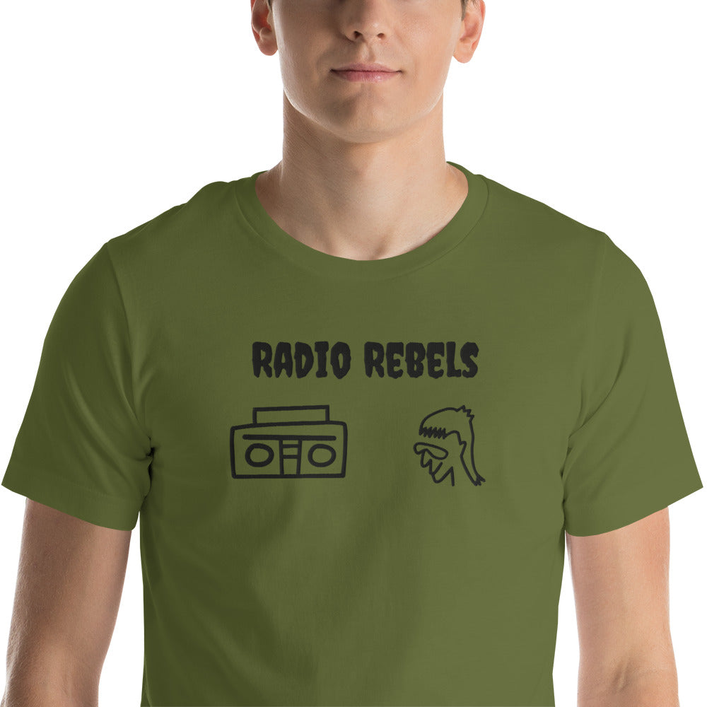 HF Radio Rebels Unisex t-shirt