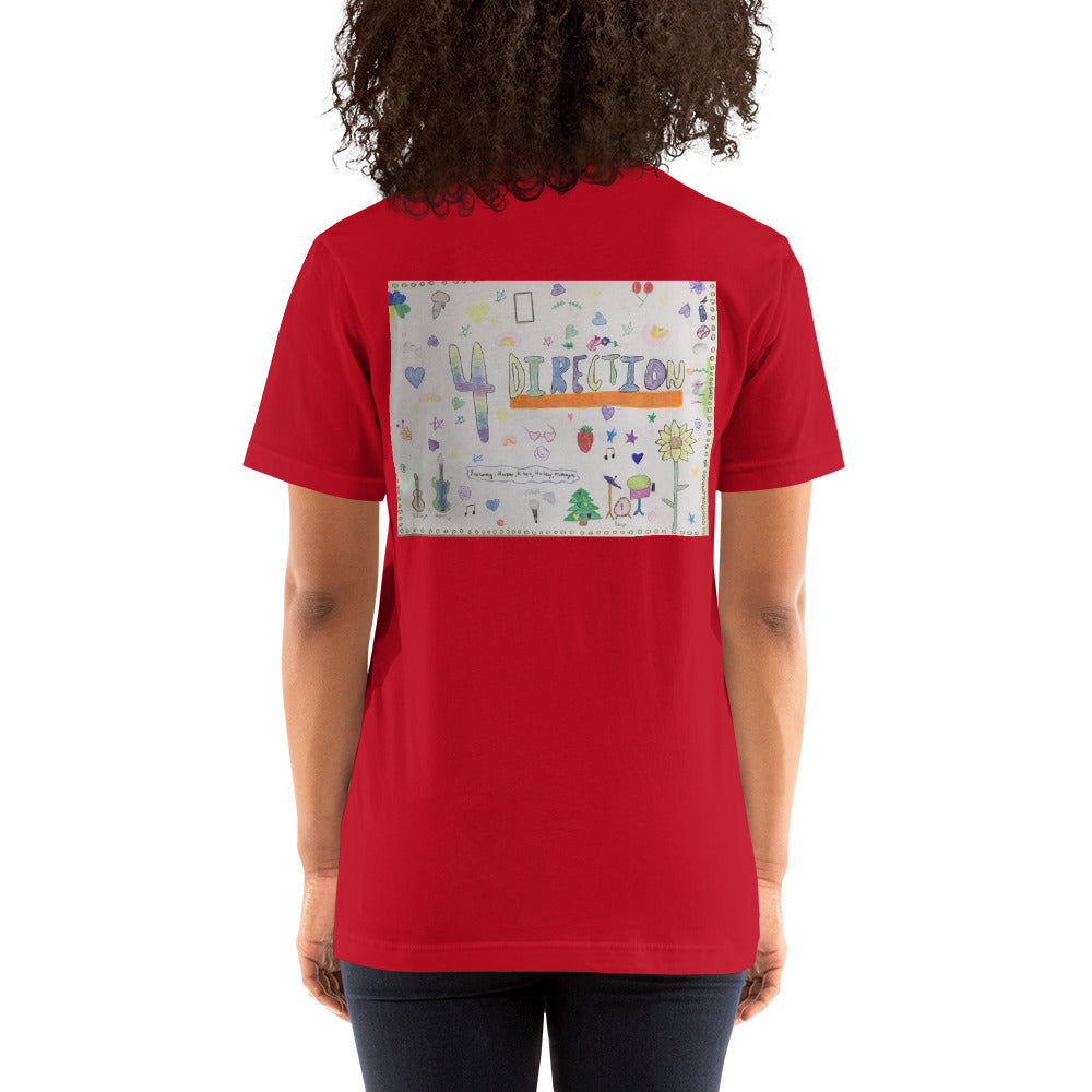 HF 4 Direction Unisex t-shirt