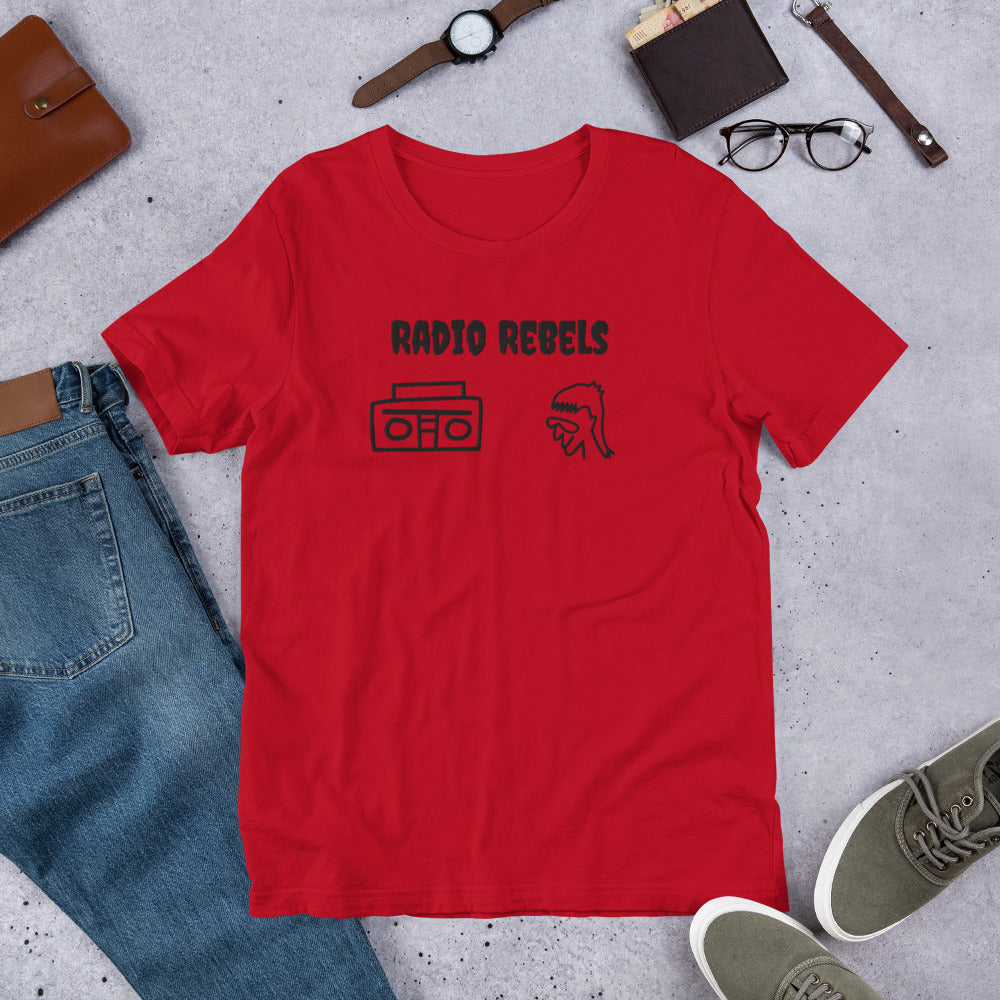 HF Radio Rebels Unisex t-shirt