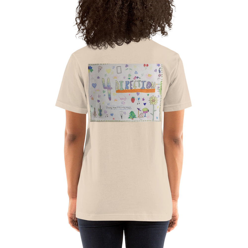 HF 4 Direction Unisex t-shirt