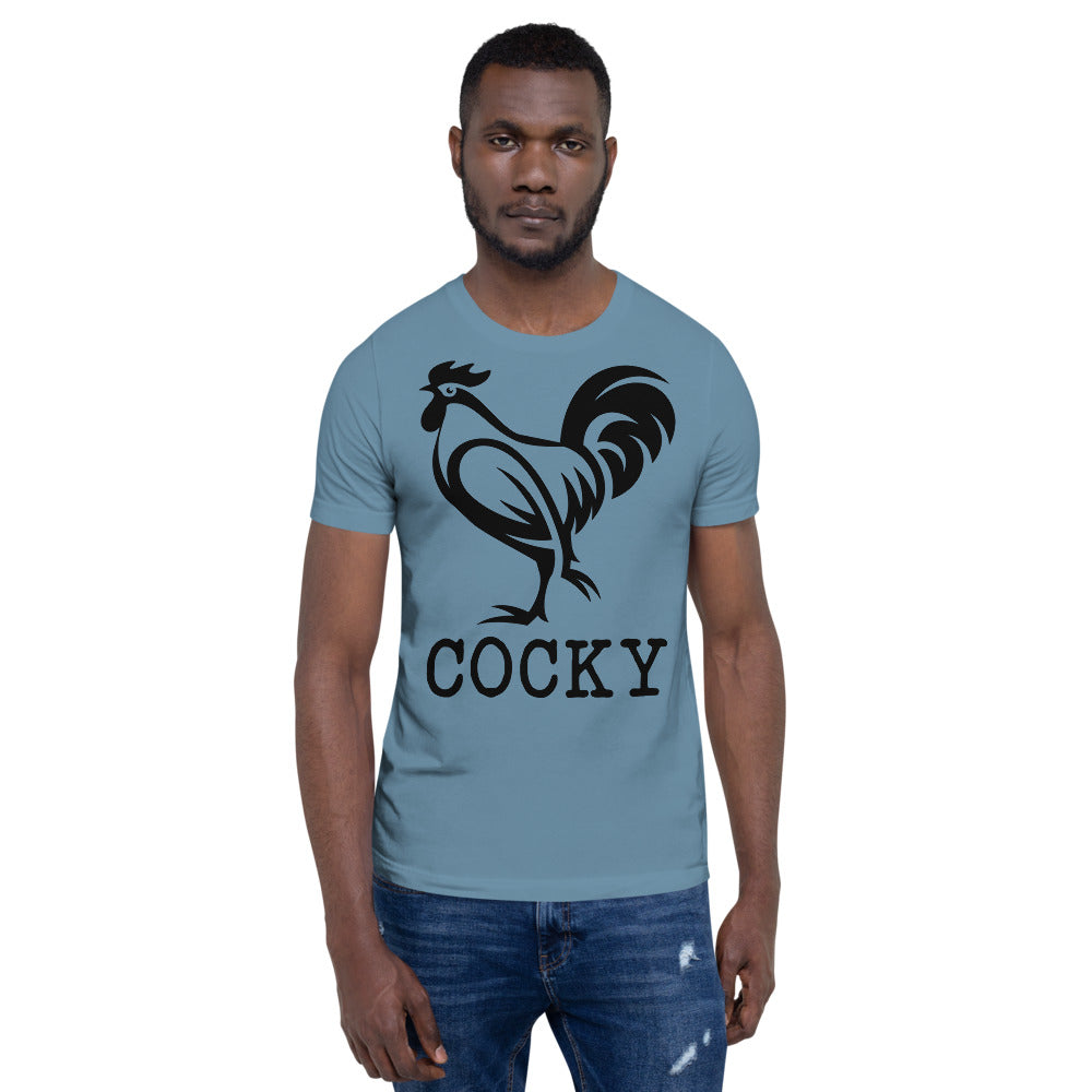 “Cocky” Short-Sleeve Unisex T-Shirt