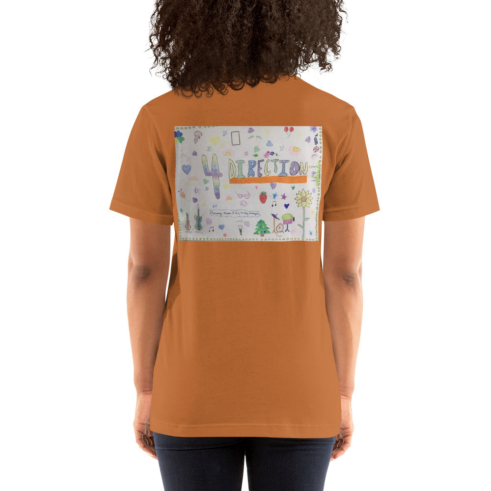 HF 4 Direction Unisex t-shirt