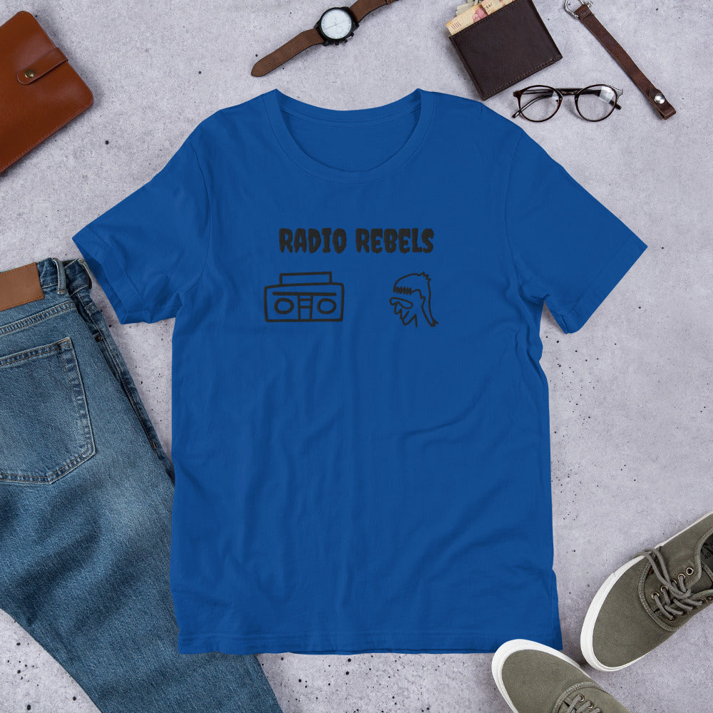 HF Radio Rebels Unisex t-shirt