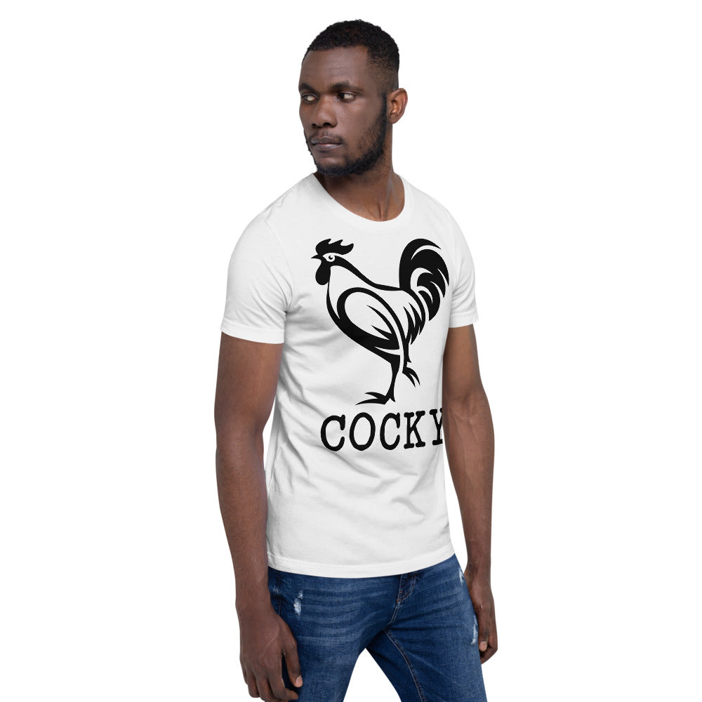 “Cocky” Short-Sleeve Unisex T-Shirt