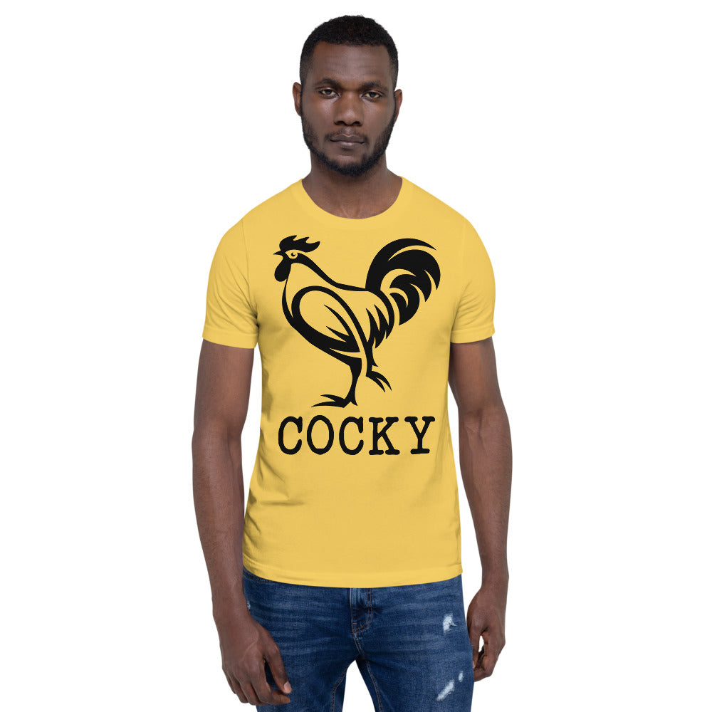“Cocky” Short-Sleeve Unisex T-Shirt