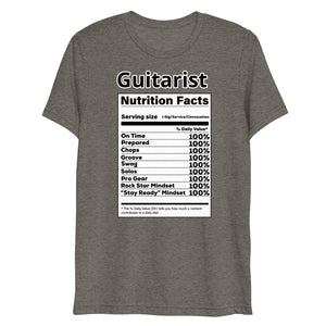 Guitar Nutrition Short sleeve t-shirt