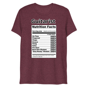 Guitar Nutrition Short sleeve t-shirt