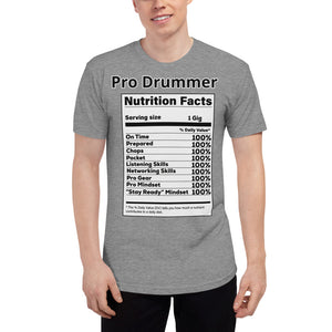 Drummer Nutrition Unisex Tri-Blend Track Shirt
