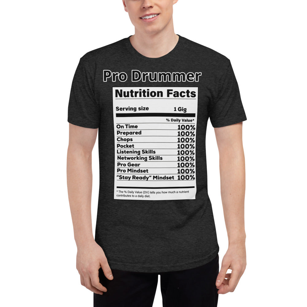 Drummer Nutrition Unisex Tri-Blend Track Shirt
