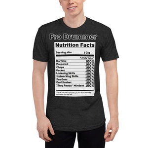 Drummer Nutrition Unisex Tri-Blend Track Shirt