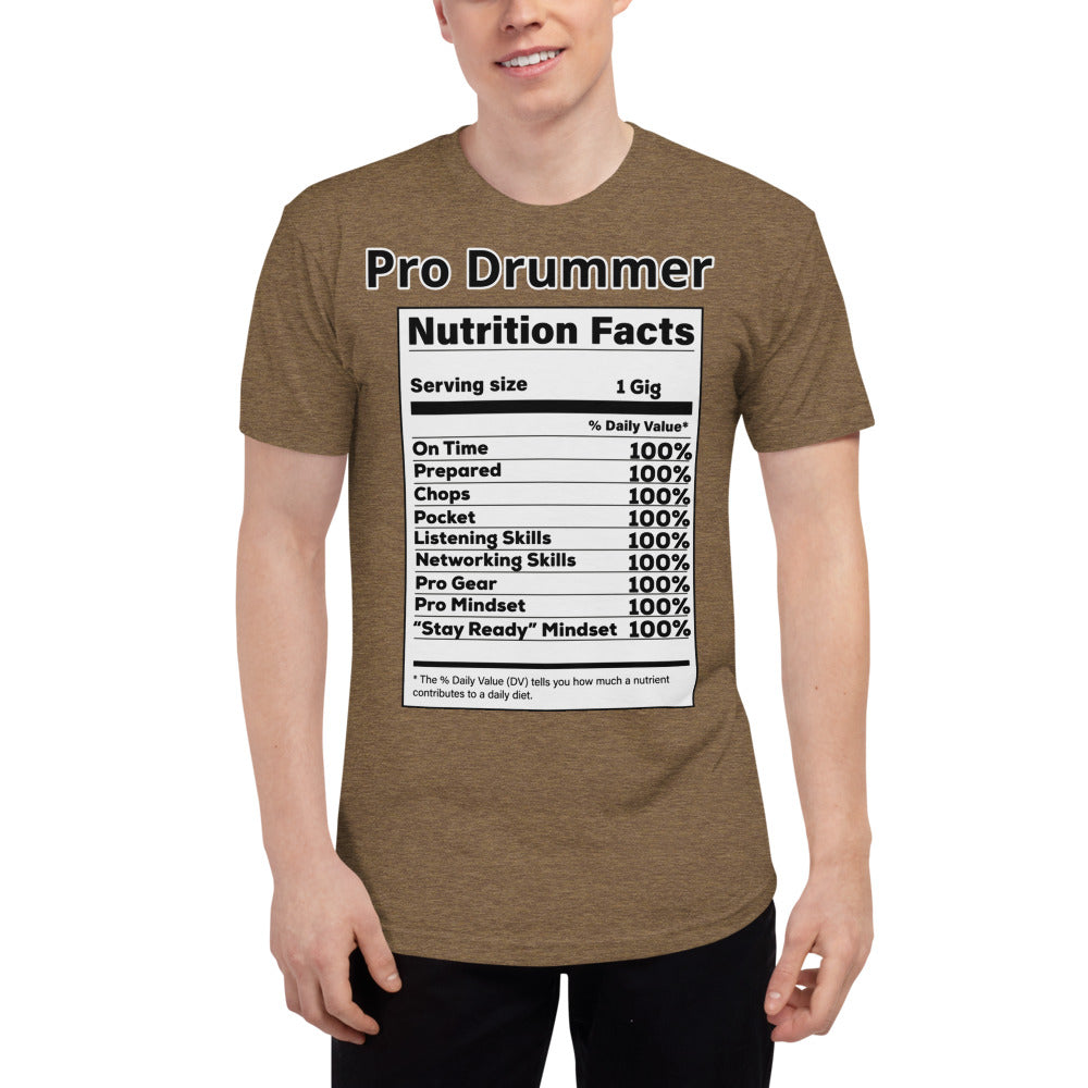Drummer Nutrition Unisex Tri-Blend Track Shirt
