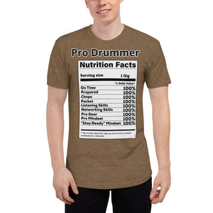Drummer Nutrition Unisex Tri-Blend Track Shirt