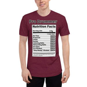 Drummer Nutrition Unisex Tri-Blend Track Shirt