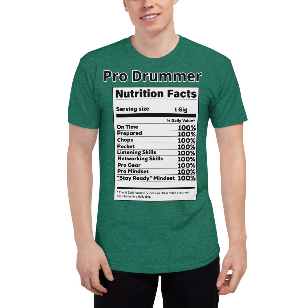 Drummer Nutrition Unisex Tri-Blend Track Shirt