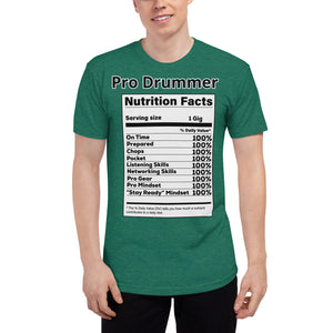Drummer Nutrition Unisex Tri-Blend Track Shirt