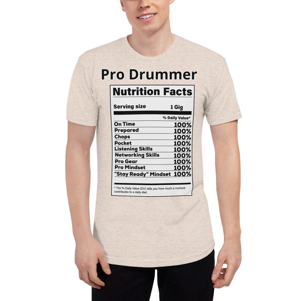 Drummer Nutrition Unisex Tri-Blend Track Shirt
