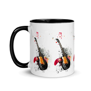 Barb Guitar Mug with Color Inside