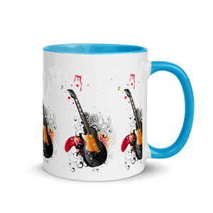 Barb Guitar Mug with Color Inside