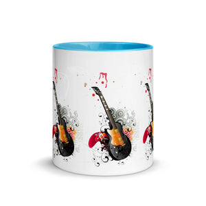 Barb Guitar Mug with Color Inside