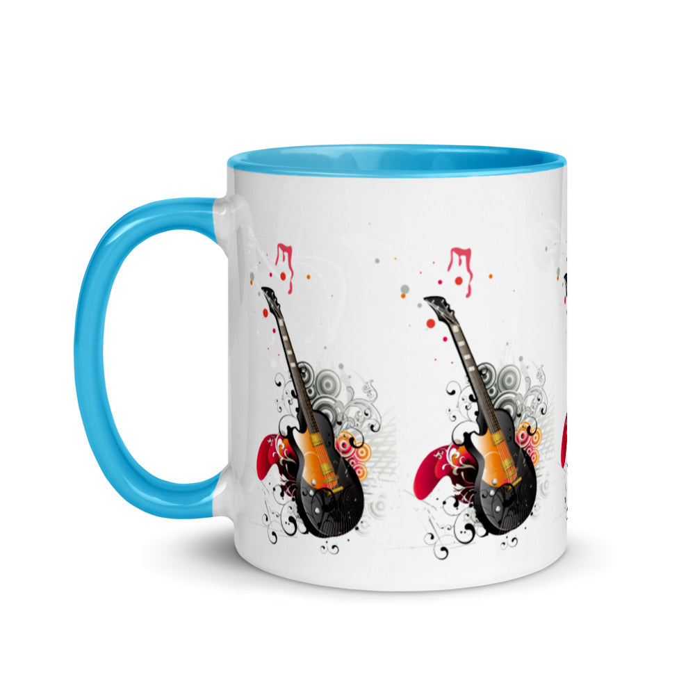 Barb Guitar Mug with Color Inside