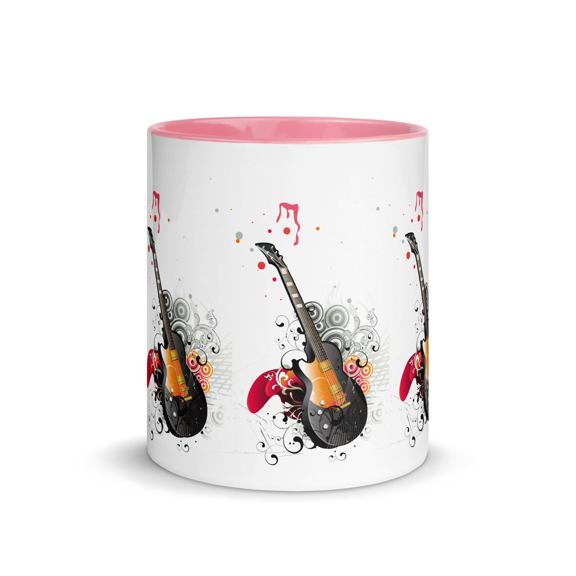 Barb Guitar Mug with Color Inside