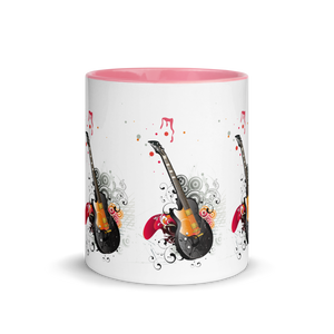 Barb Guitar Mug with Color Inside
