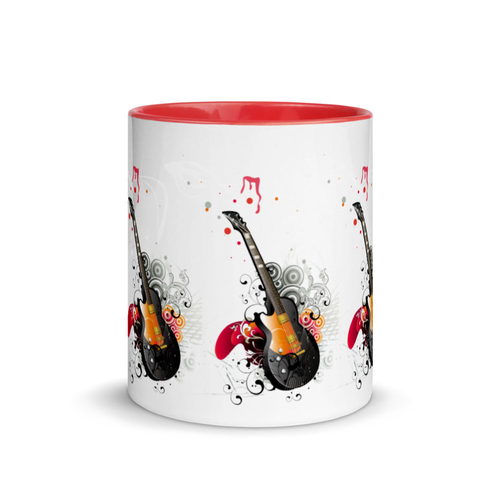 Barb Guitar Mug with Color Inside