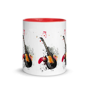 Barb Guitar Mug with Color Inside