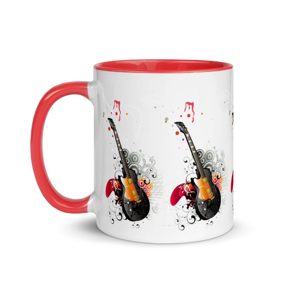 Barb Guitar Mug with Color Inside