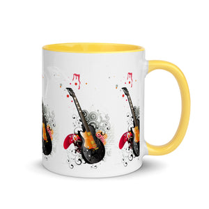 Barb Guitar Mug with Color Inside