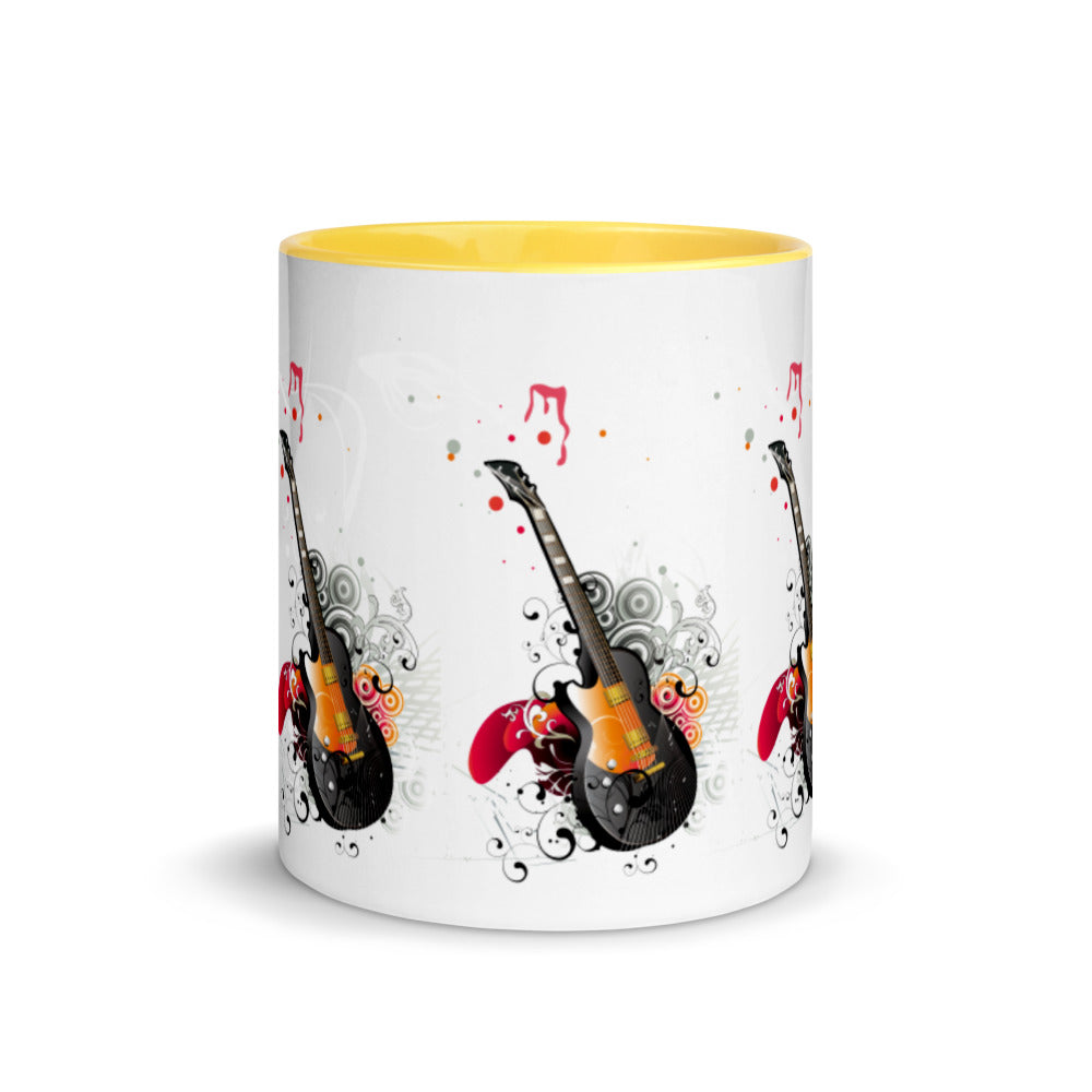 Barb Guitar Mug with Color Inside