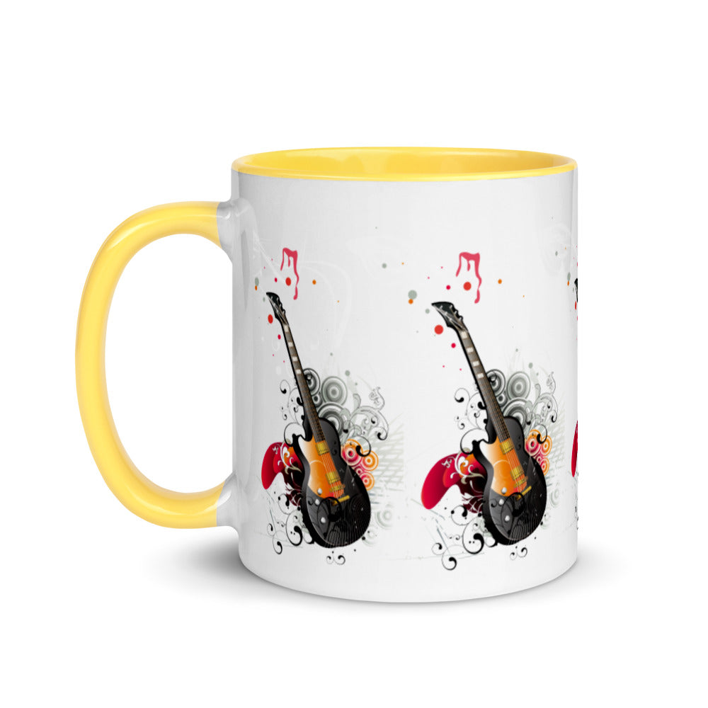 Barb Guitar Mug with Color Inside