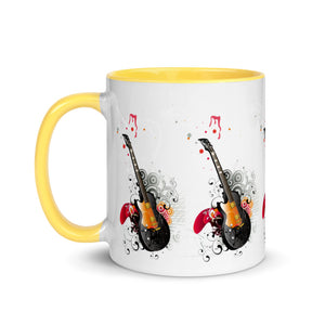 Barb Guitar Mug with Color Inside
