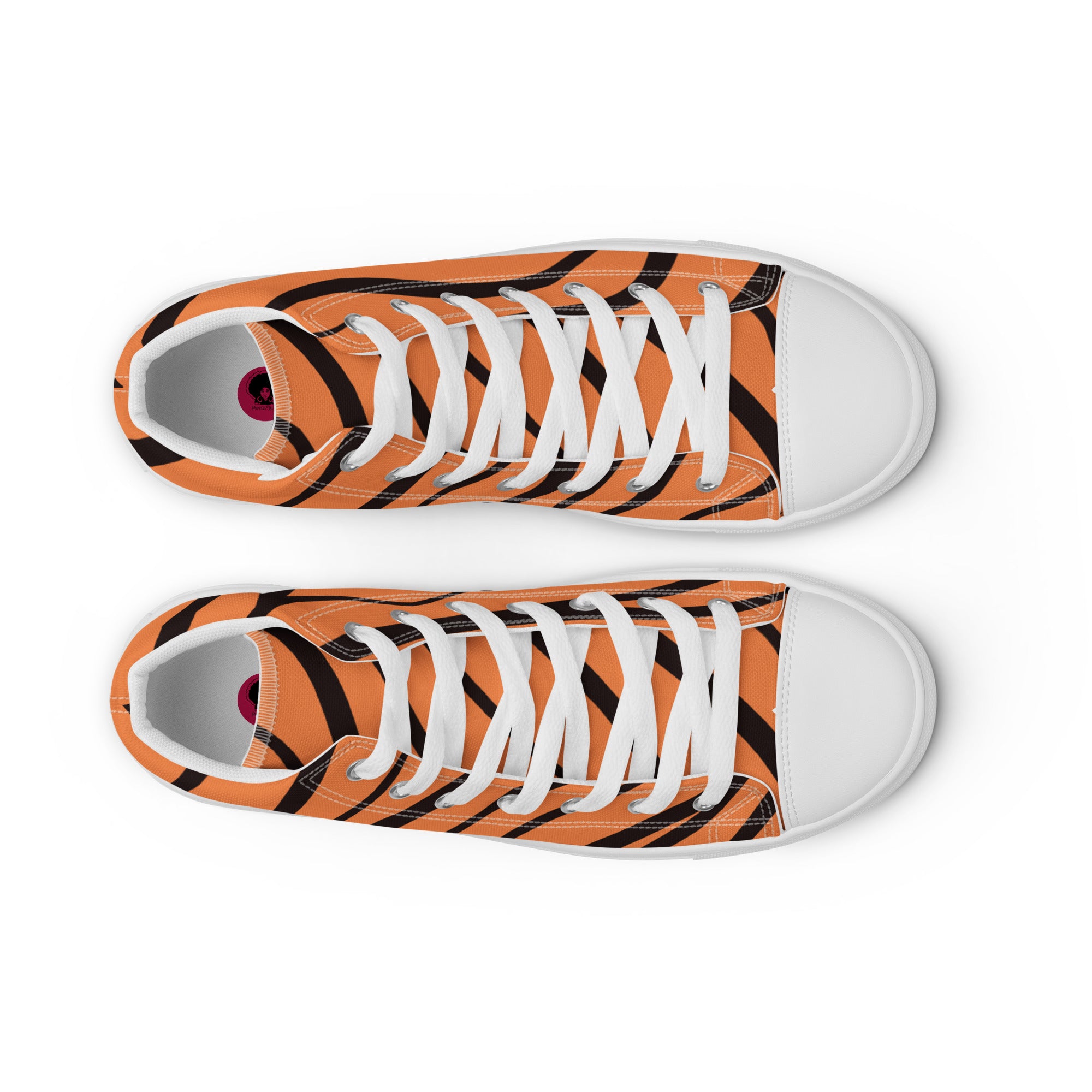 Princess Lauren Tigress Women’s high top canvas shoes