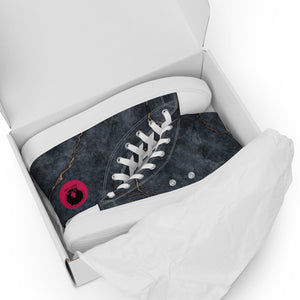 Princess Lauren Marble Women’s high top canvas shoes